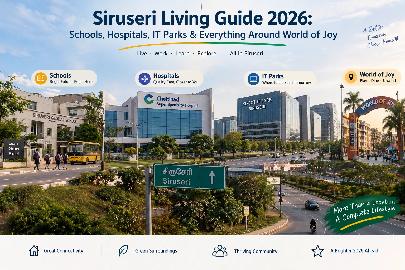 Urbanrise The World of Joy residential community in Siruseri